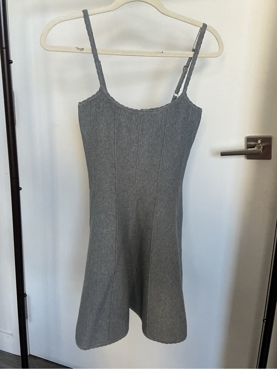Fleur du Mal Dresses & Skirts - Fleur du Mal Heather Gray Ribbed Knit Cami